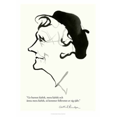 Poster - Astrid Lindgren, Ge barnen krlek 