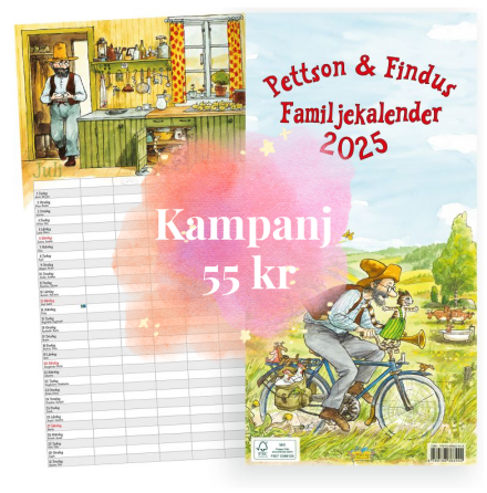 Familjekalender - Pettson &amp; Findus 2025